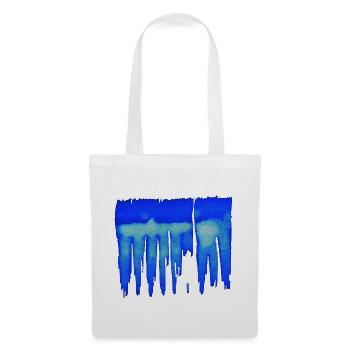 Abstract - Blue Background - Tote Bag - white - Front