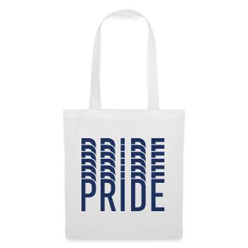 Blue Pride Geometric Pattern - Tote Bag - white - Front