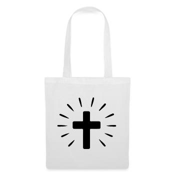 Cross Holy Faith - Tote Bag - white - Front