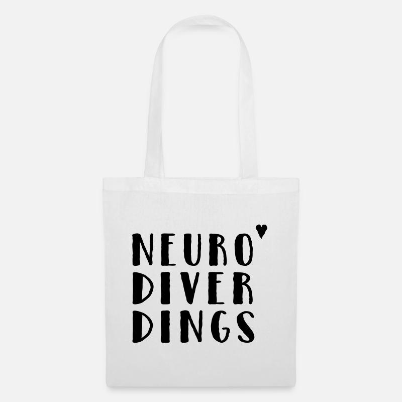 Neurodiverdings - Stoffbeutel - Weiß