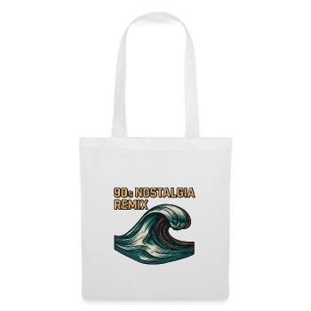 90s Remix Welle DJ Festival - Tote Bag - white - Front