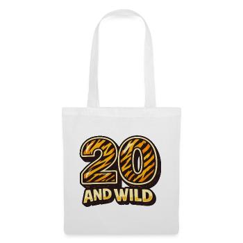 Twenty and Wild Tiger Stripes - Tote Bag - white - Front