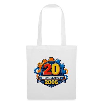 20 Jahre Running Seit 2006 Gear - Stoffbeutel - Weiß - Vorne
