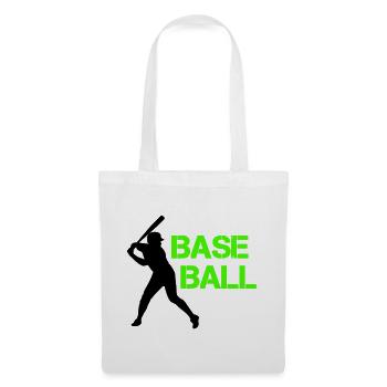 Baseball Neon Grunge Font - Tote Bag - white - Front