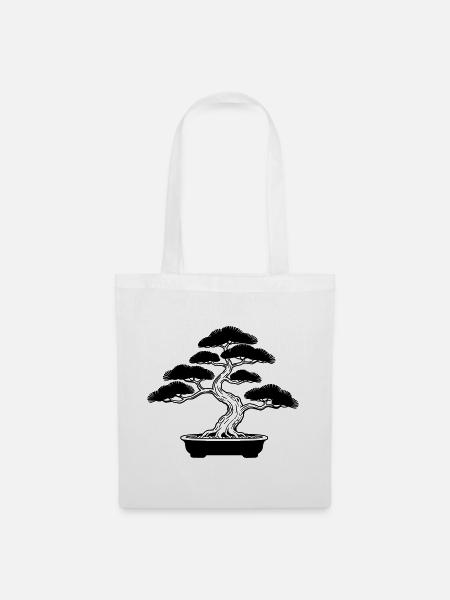 Bonsai - Stoffbeutel - Weiß