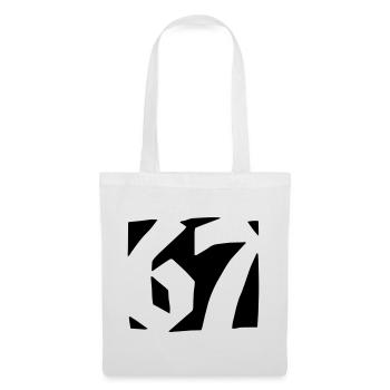 67 Minimal Streetwear Trend Design - Tote Bag - white - Front