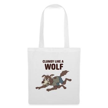 Why Always Me Werewolf – lustiges Halloween-T-Shirt - Stoffbeutel - Weiß - Vorne