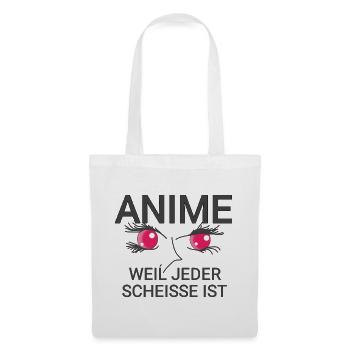 Anime Quote - Tote Bag - white - Front