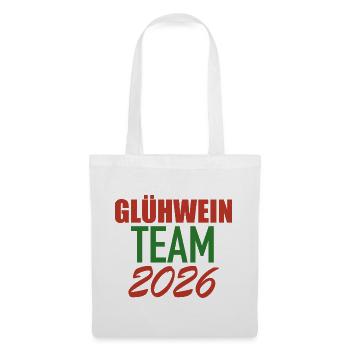 Glühwein Team 2026 - Stoffbeutel - Weiß - Vorne