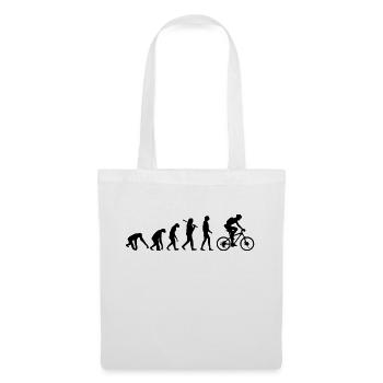 FAHRRAD EVOLUTION - Stoffbeutel - Weiß - Vorne
