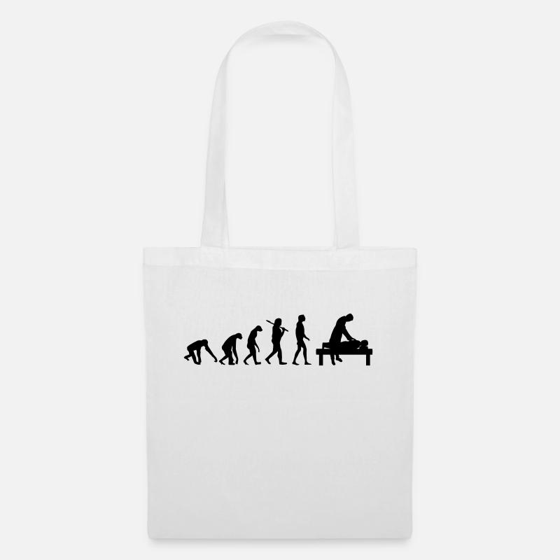 BURNOUT EVOLUTION - Tote Bag - white