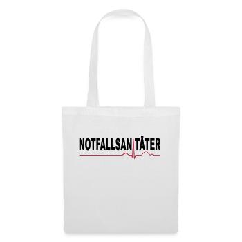Notfallsanitäter - Stoffbeutel - Weiß - Vorne