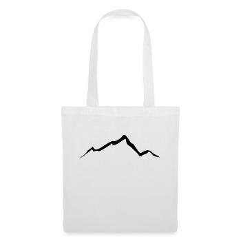montagne-2 - Sac en tissu - blanc - Devant