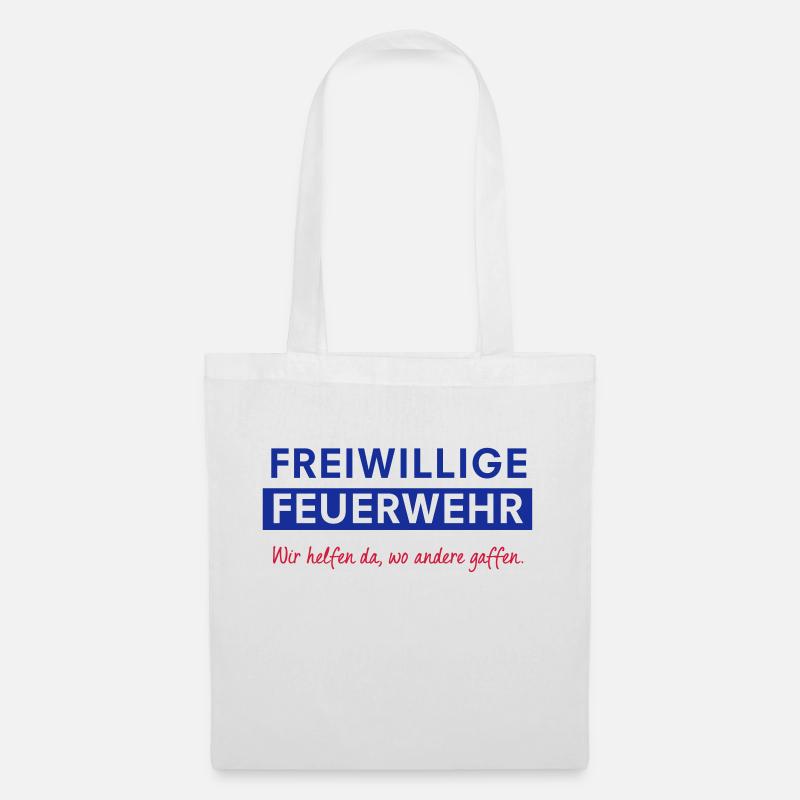 Freiwillige Feuerwehr - Stoffbeutel - Weiß