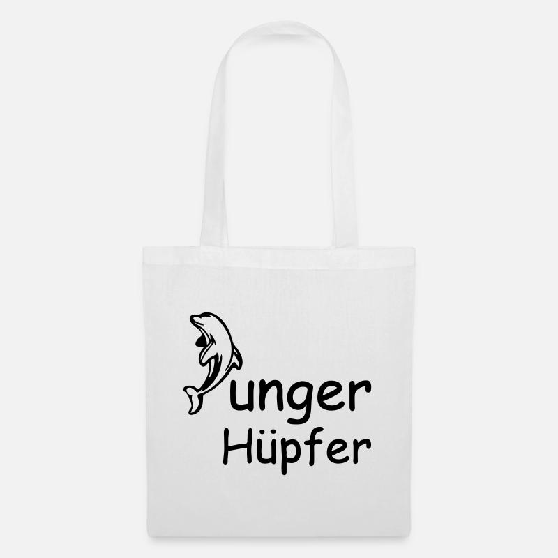 Junger Hüpfer Geschenk - Stoffbeutel - Weiß