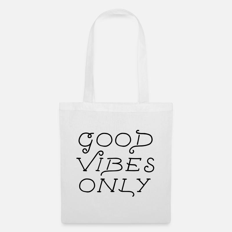 good vibes only - Stoffbeutel - Weiß
