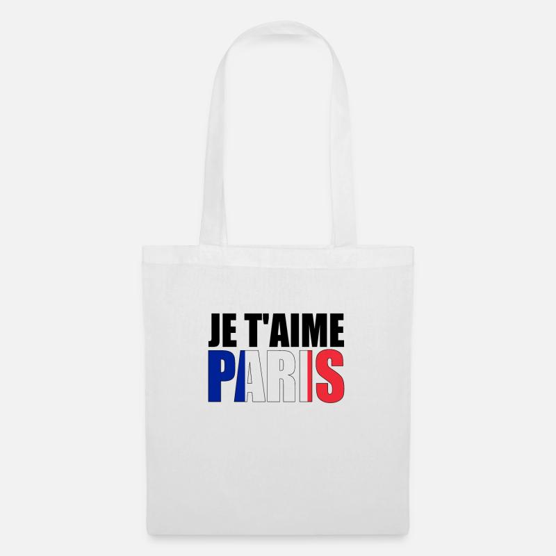 PARIS - Stoffbeutel - Weiß