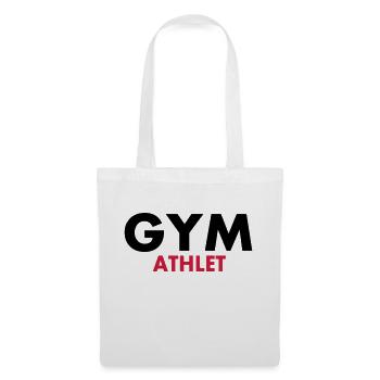 Gym Athlet - Stoffbeutel - Weiß - Vorne