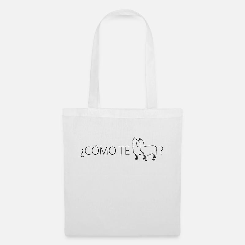 ¿COMO TE LLAMAS? - Stoffbeutel - Weiß