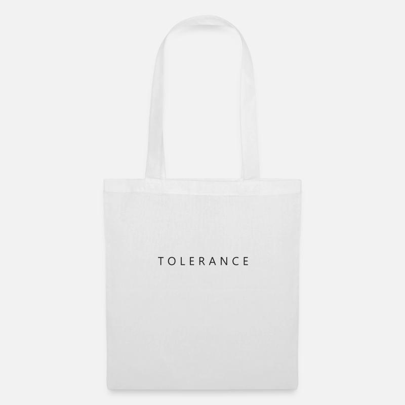 Tolerance - Stoffbeutel - Weiß