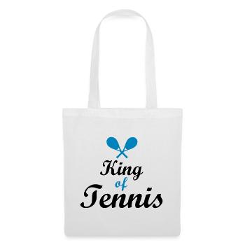 tennis - Sac en tissu - blanc - Devant