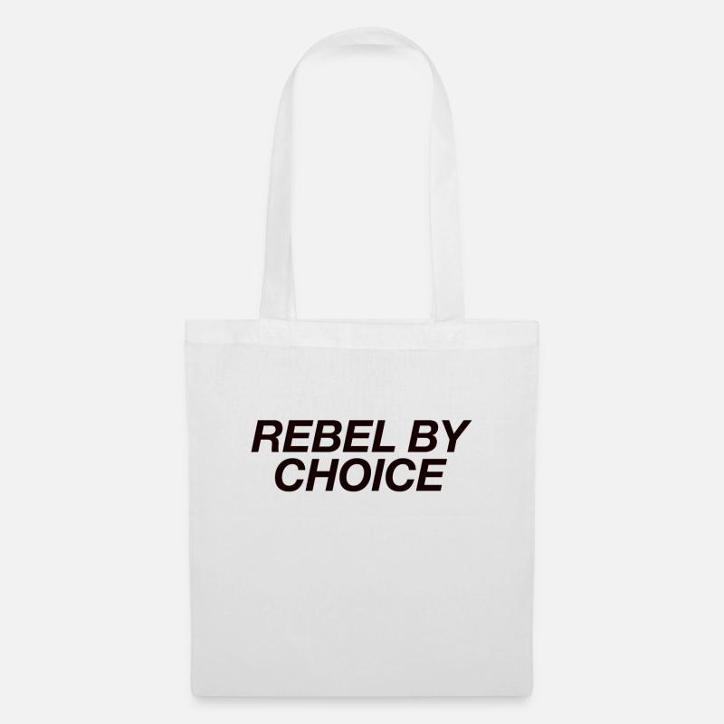 REBEL - Stoffbeutel - Weiß