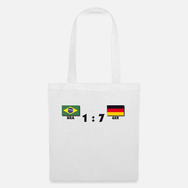 1 zu 7 - Stoffbeutel - Weiß