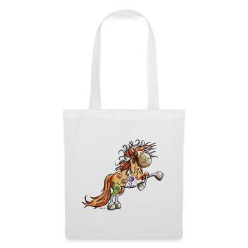 Cheval Sauvage - Sac en tissu - blanc - Devant