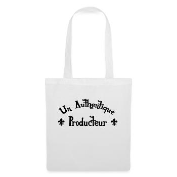Producteur / Productrice / Production / Prod - Sac en tissu - blanc - Devant