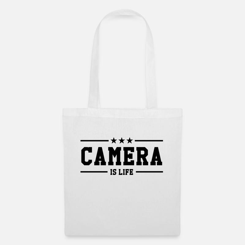Cameraman / Camera / Kameramann / Kamera - Stoffbeutel - Weiß