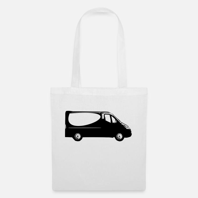 Bus - Stoffbeutel - Weiß