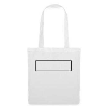 White bar white shield rectangle - Tote Bag - white - Front