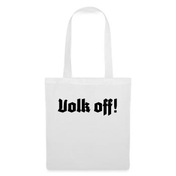 volk off - Stoffbeutel - Weiß - Vorne