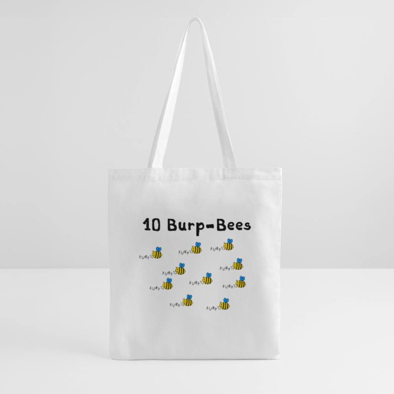 10 Burpees - oder waren es 10 Burp Bees? Stoffbeutel