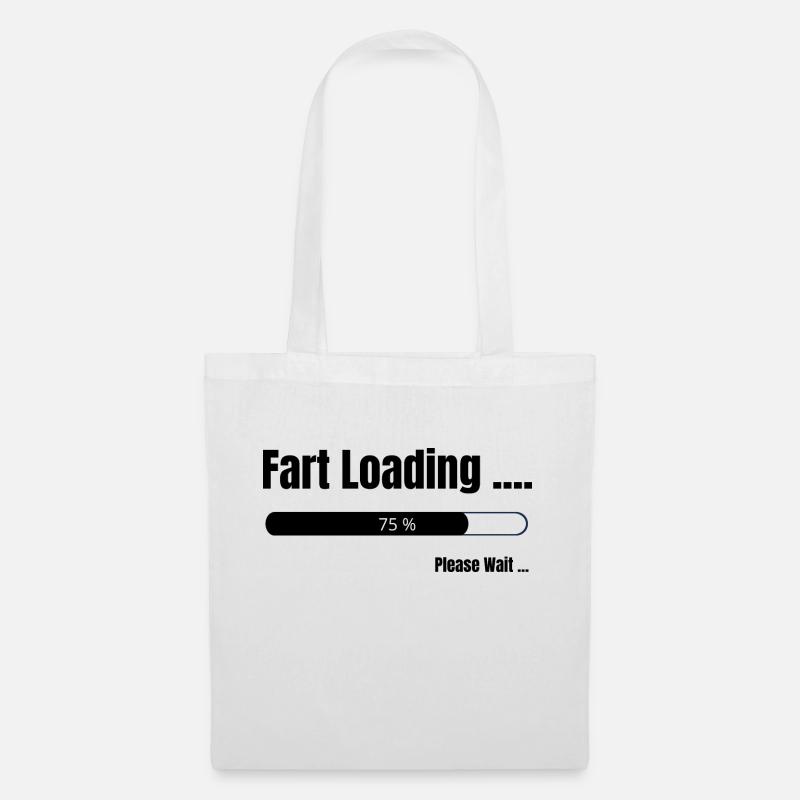 Fart Loading - Tote Bag - white