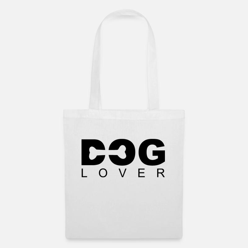 Dog Lover - Stoffbeutel - Weiß