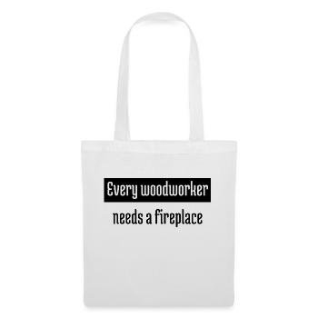 Les amateurs citent de fiers T-shirts Carpenter Skull - Sac en tissu - blanc - Devant
