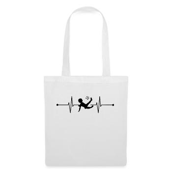 Football - Sac en tissu - blanc - Devant
