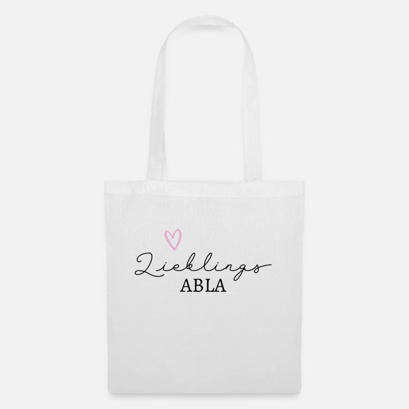 Lieblings Abla/ Lieblingsschwester / Türkisch - Stoffbeutel - Weiß