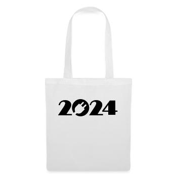 Électricien 2024, Électronicien 2024 - Sac en tissu - blanc - Devant