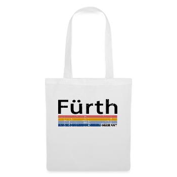 Retro Vintage 70s 80s Style Fürth, Germany - Sac en tissu - blanc - Devant