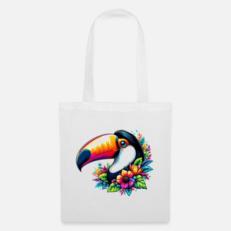 Toucan - Tote Bag - white