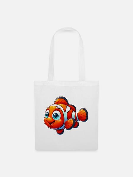 Clownfische - Stoffbeutel - Weiß