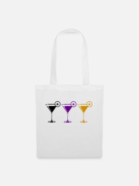 cocktails - Stoffbeutel - Weiß