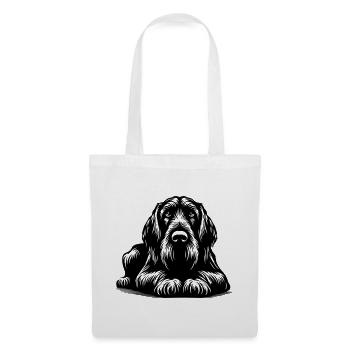 Spinone Italiano - Sac en tissu - blanc - Devant