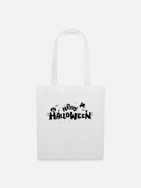 Halloween SW - Stoffbeutel - Weiß