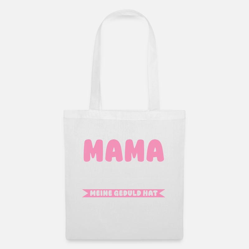 Mama Von 4 Kindern - Stoffbeutel - Weiß