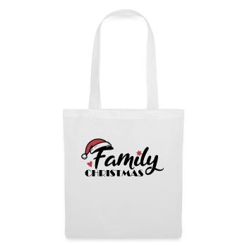 Family Christmas Font - Tote Bag - white - Front