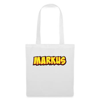 Markus First Name Gift - Tote Bag - white - Front