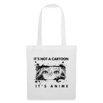 It’s not a cartoon – Anime Fan Art - Tote Bag - white - Front